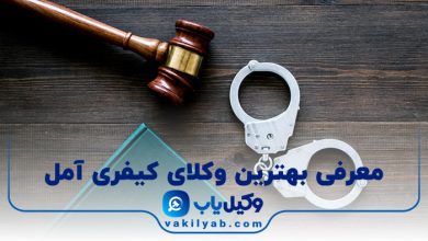 10 تا از بهترین وکیل کیفری آمل